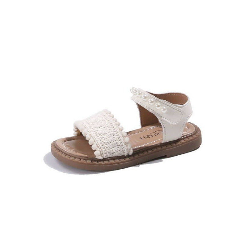 Mädchen Sandalen mit Perlen – Bild 5 | LuxeStyle