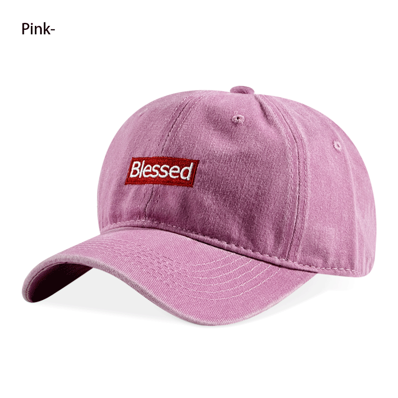 Vintage-Cap «Blessed» – Washed, bestickt (Unisex)