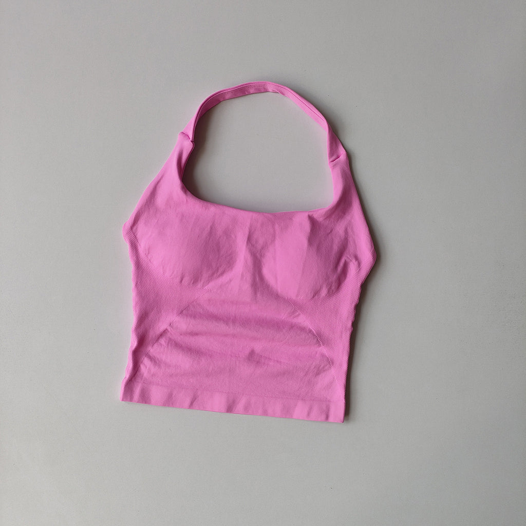 Yoga-Tanktop mit Neckholder und eckigem Ausschnitt – Bild 2 | LuxeStyle