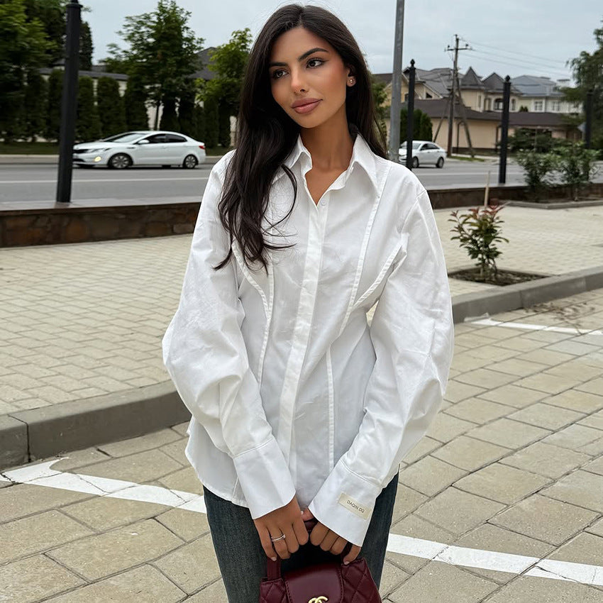 Elegantes Langarm-Shirt für Damen – Bild 2 | LuxeStyle