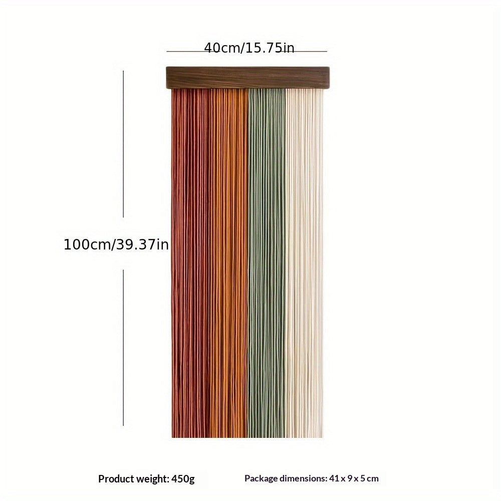 Handgewebter Wandteppich aus 100 % Baumwolle – Bild 3 | LuxeStyle