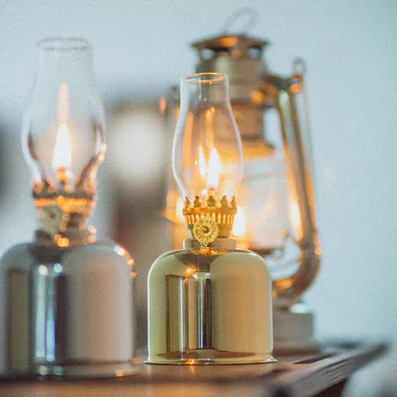 Vintage Kerosinlampe für Outdoor & Camping