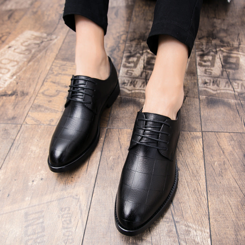 Herren Leder Schnürschuhe Casual Business