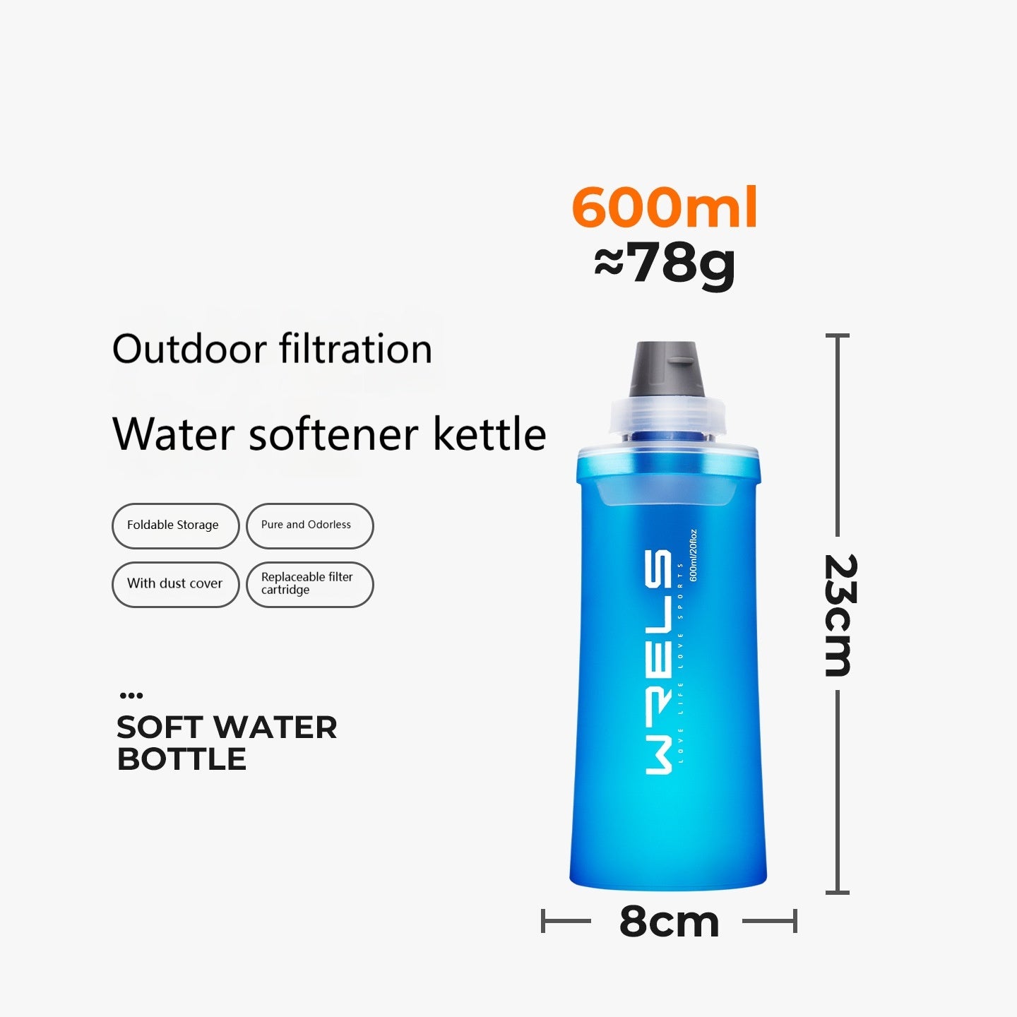 Wasserreiniger-Flasche