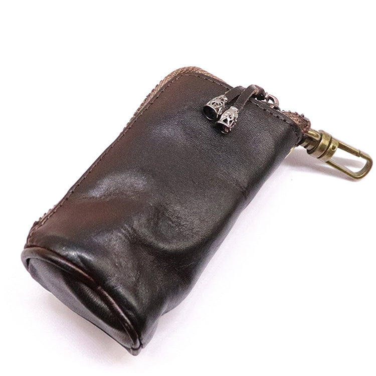 Männer-Clutch aus Rindsleder, groß