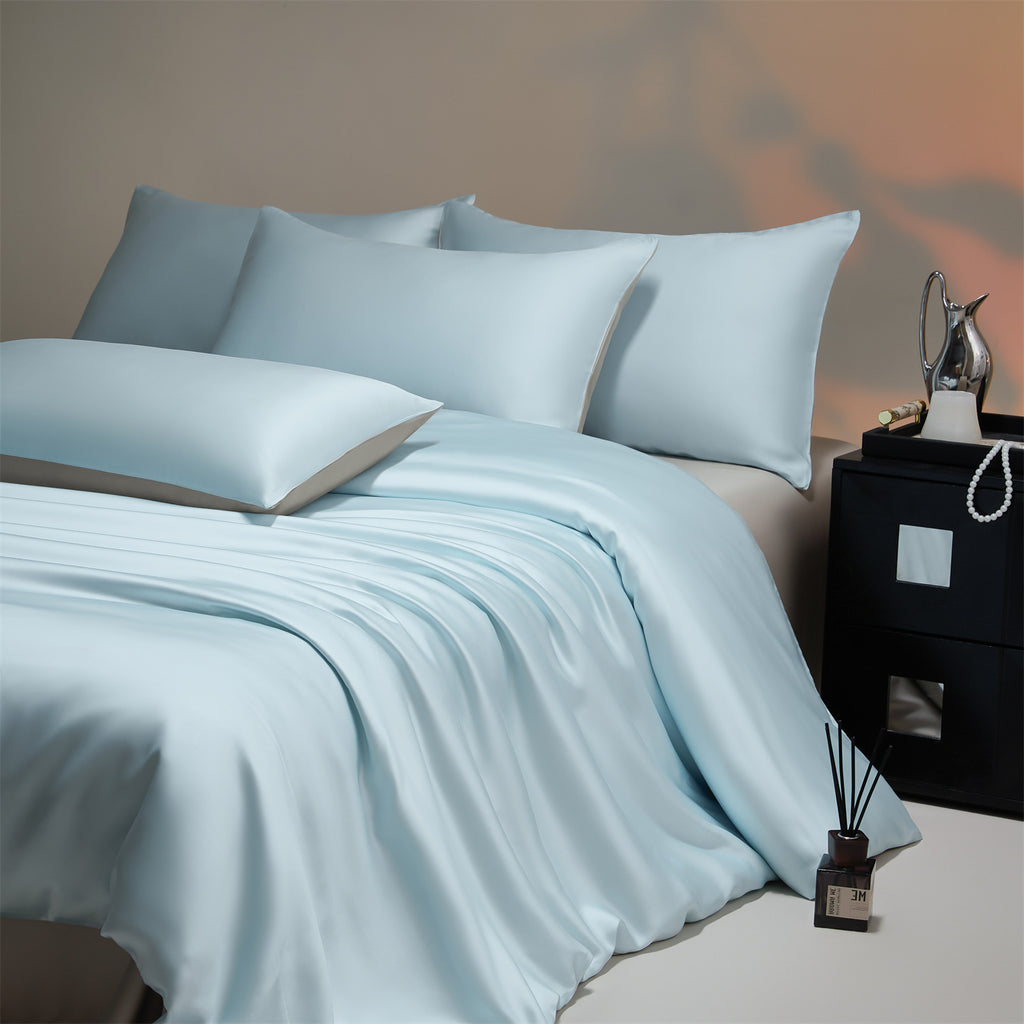 Tencel Satin-Bettwäsche-Set, 4-teilig