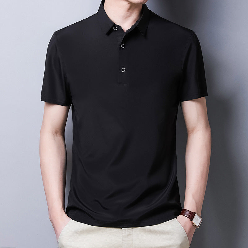 Sommer-Polo aus Mulberry-Seide