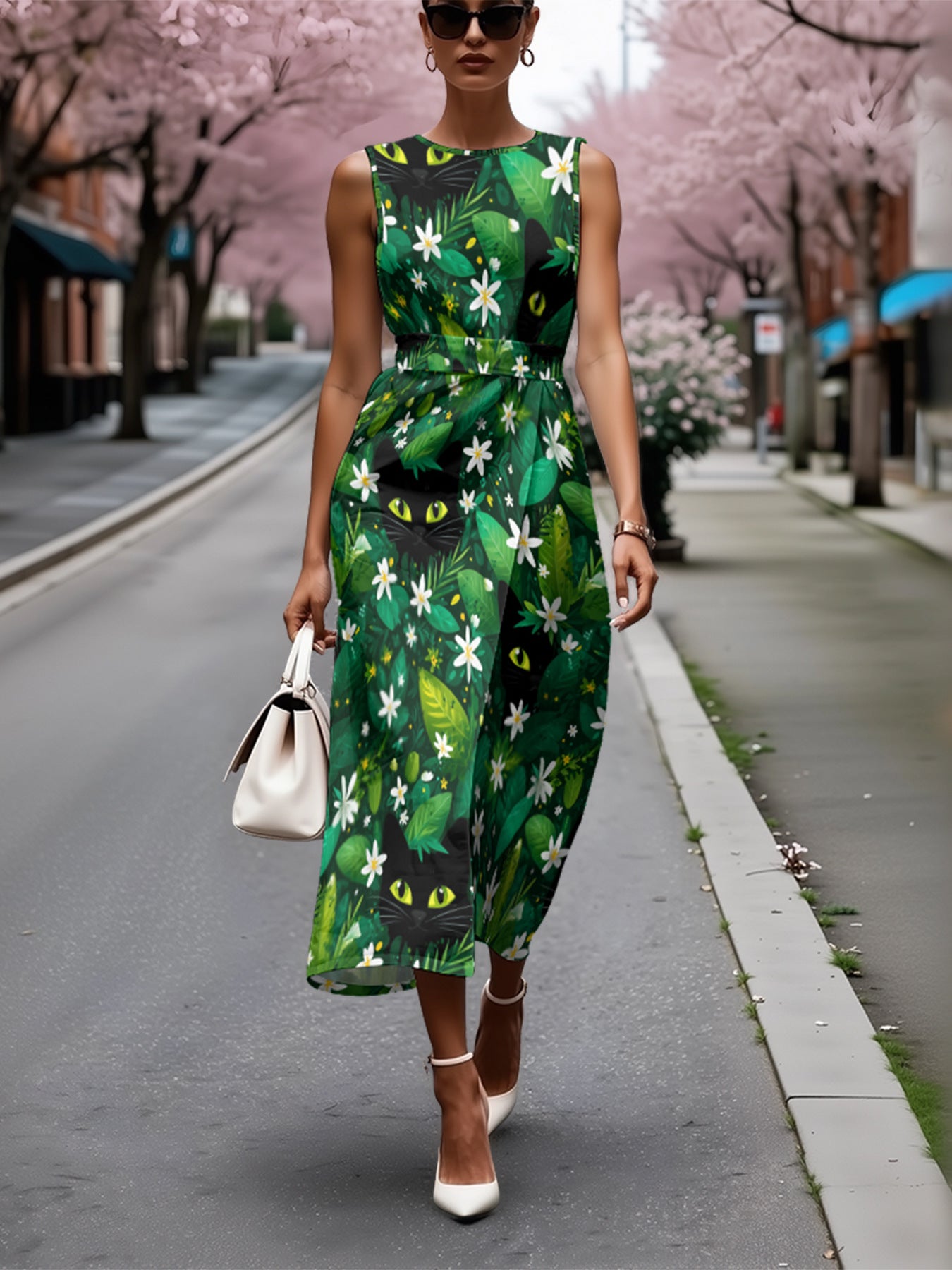 Elegantes ärmelloses Kleid