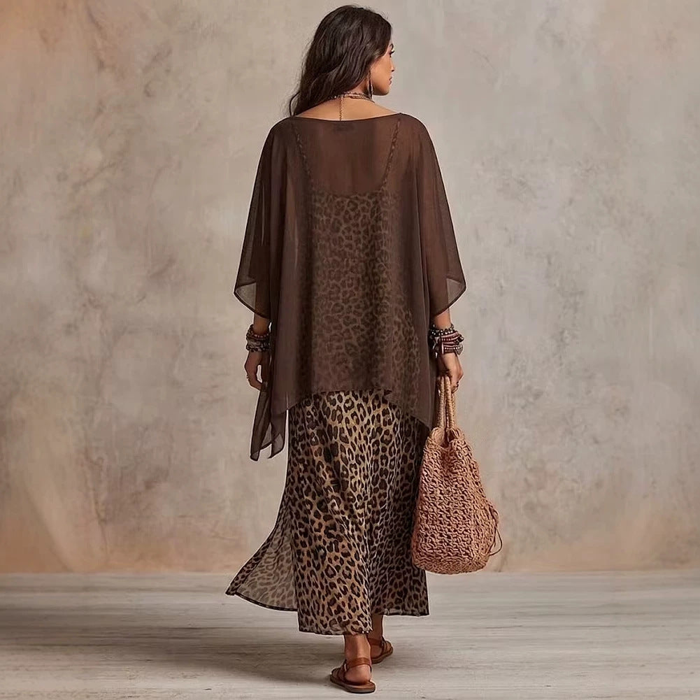 Elegantes Leopard-Kleid