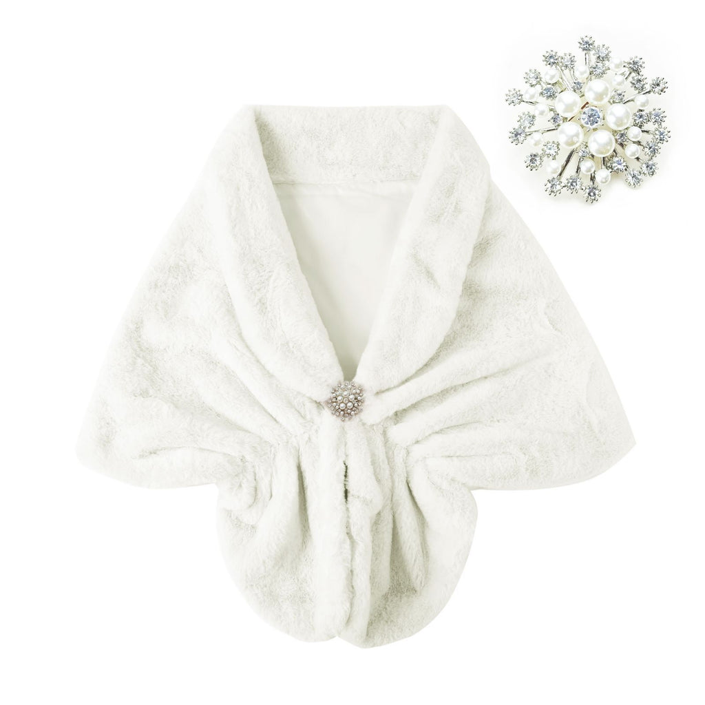 Kunstpelz-Schal für Damen – Bild 5 | LuxeStyle
