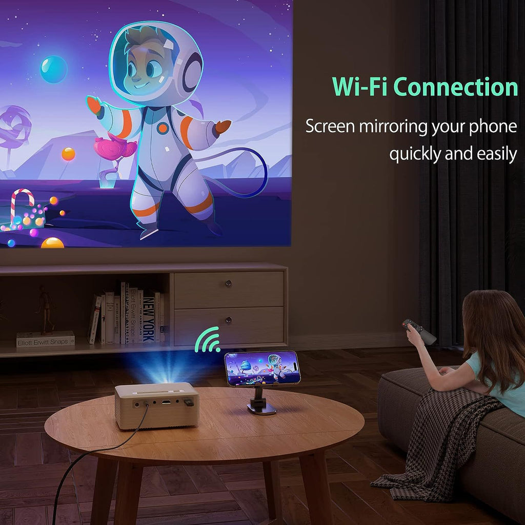 Mini-Beamer «CineMax» · WLAN HD-Projektor