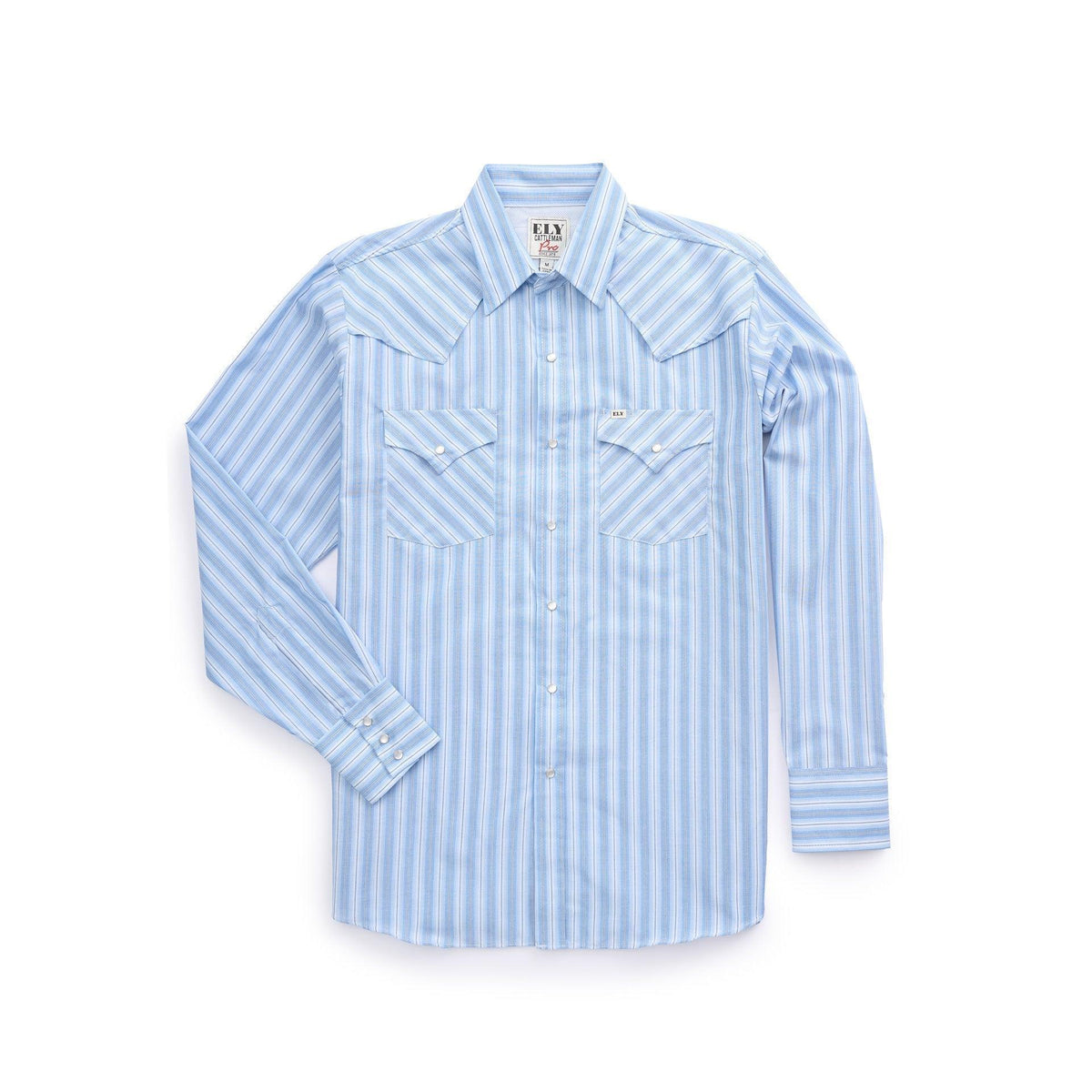 Gestreiftes Langarmhemd für Herren im Western-Stil – Bild 11 | LuxeStyle