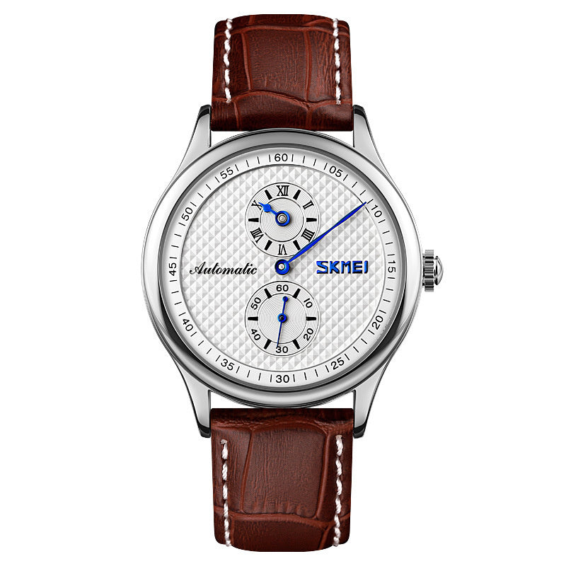 Automatikuhr mit Lederarmband – Bild 8 | LuxeStyle