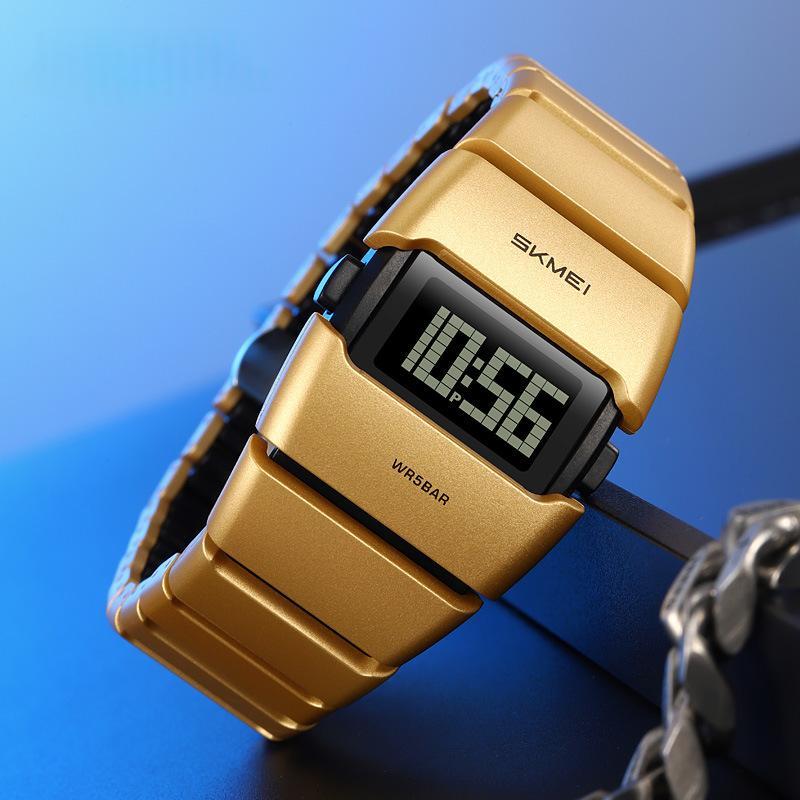 Wasserdichte Armbanduhr Gold Chronograph – Bild 3 | LuxeStyle