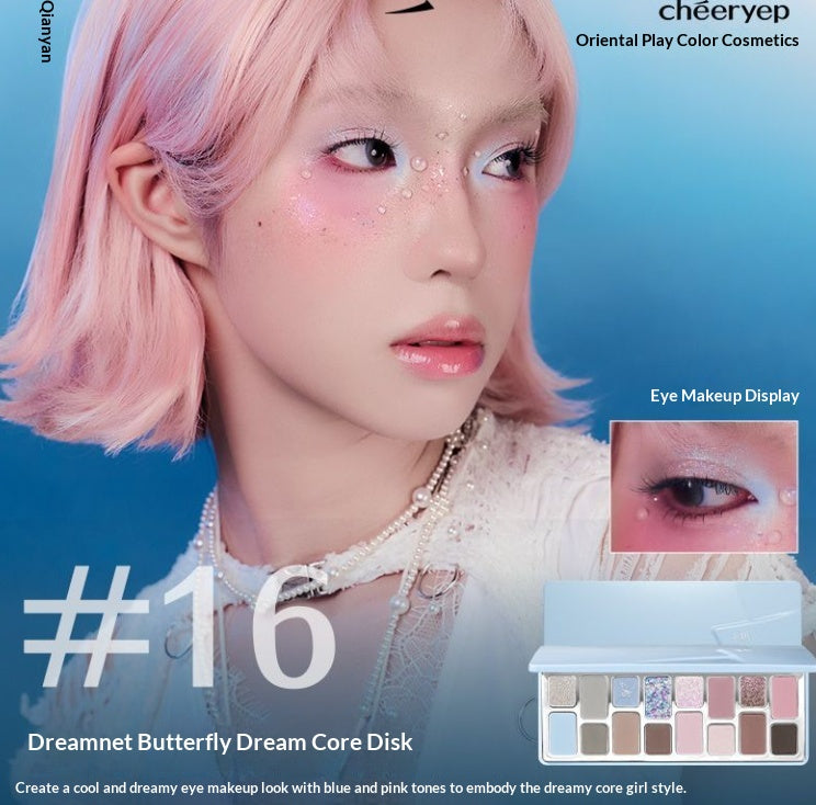 16-Farben Lidschatten-Palette Matt & Schimmer – Ansicht 8