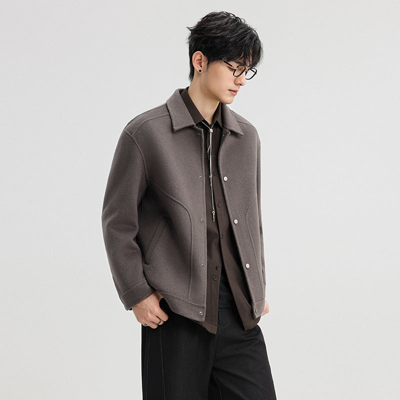 Herren Wolljacke Zweireiher