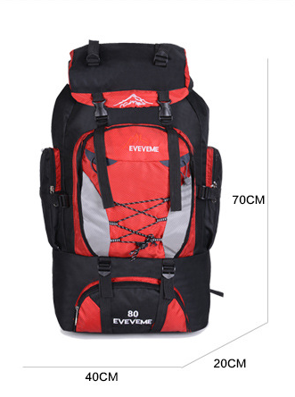 80-Liter Ultralight Outdoor-Rucksack aus Nylon – Bild 3 | LuxeStyle