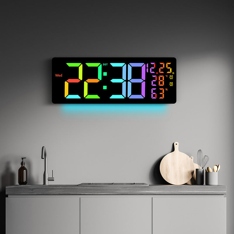 RGB-Farbwechselnde LED-Wanduhr