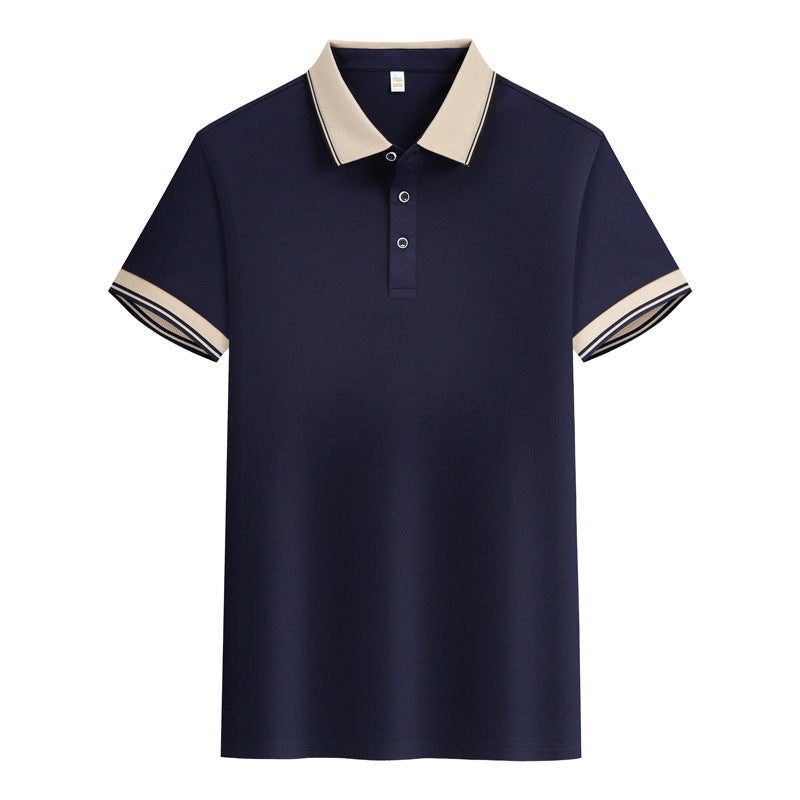 Unifarbenes Polo-Shirt für Herren – Bild 2 | LuxeStyle