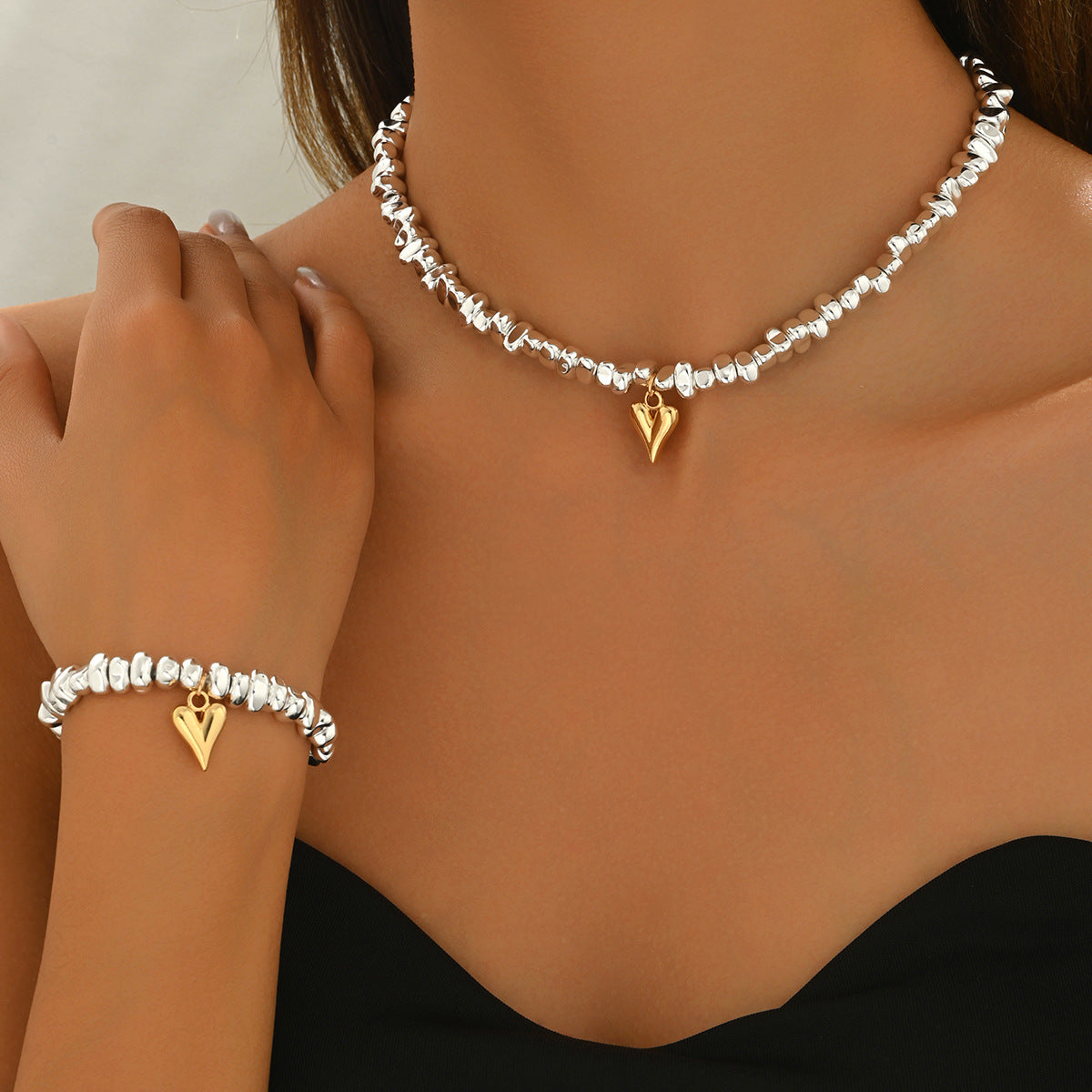 Herz-Schmuck-Set