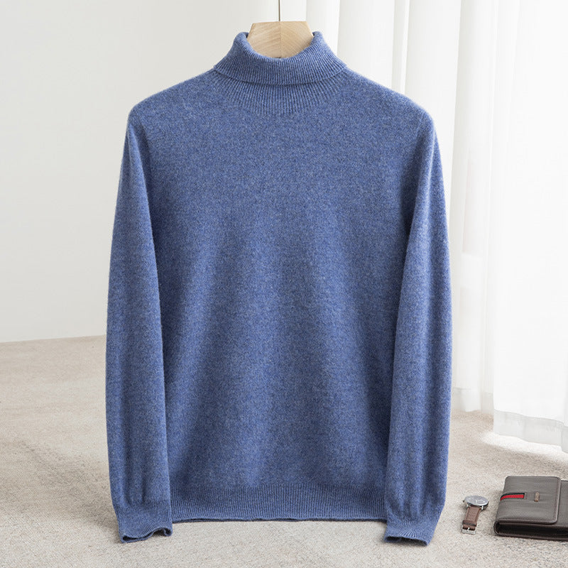 Cashmere-Pullover mit Rollkragen