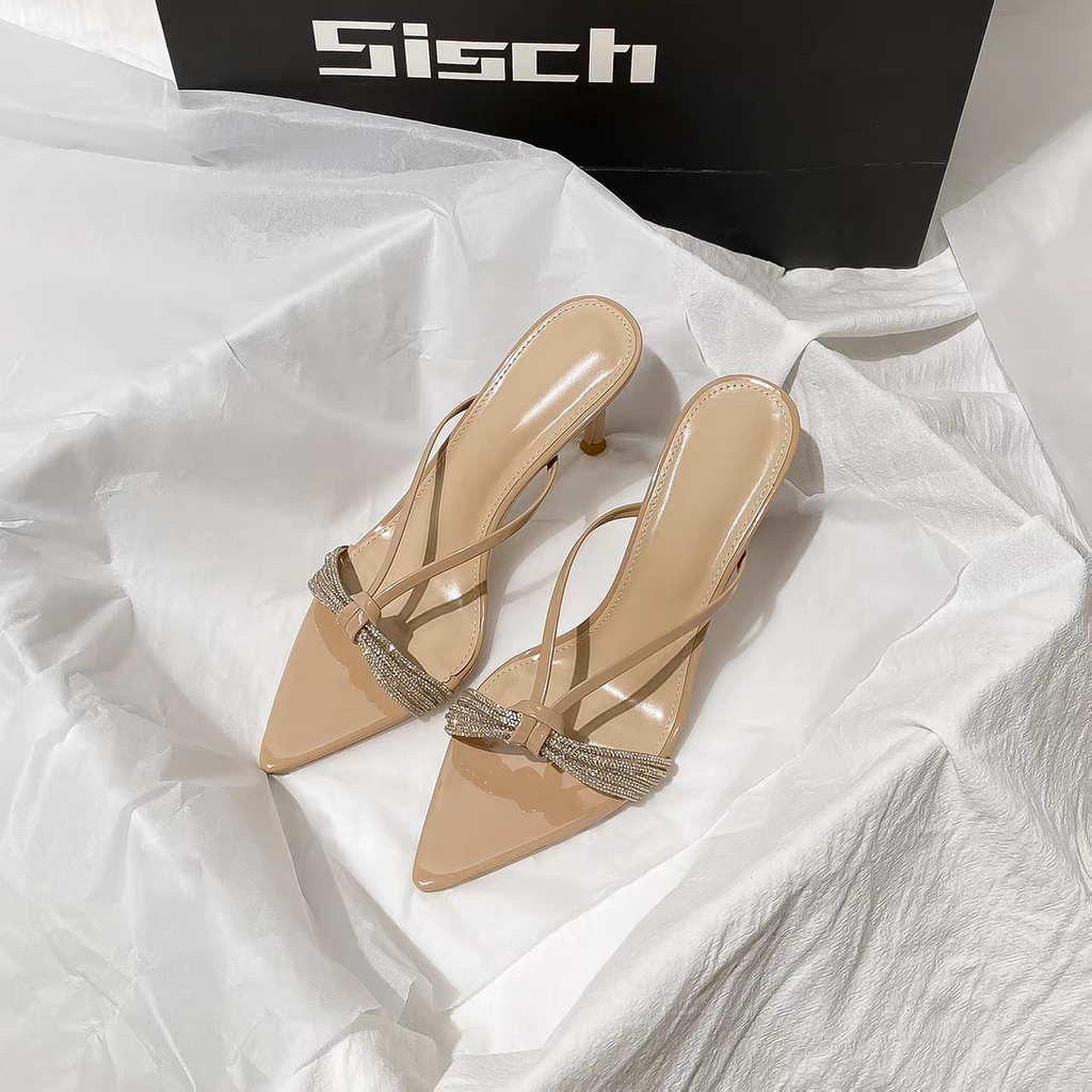Elegante Stiletto-Sandalen mit Riemchen