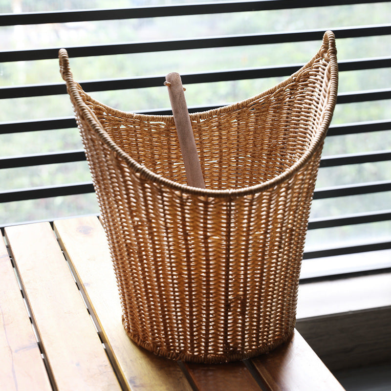 Holz-Kosmetiktuchbox im modernen, minimalistischen Stil
