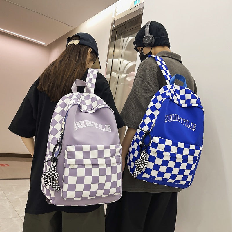 Trendiger Kariert-Rucksack für Studierende – Bild 2 | LuxeStyle
