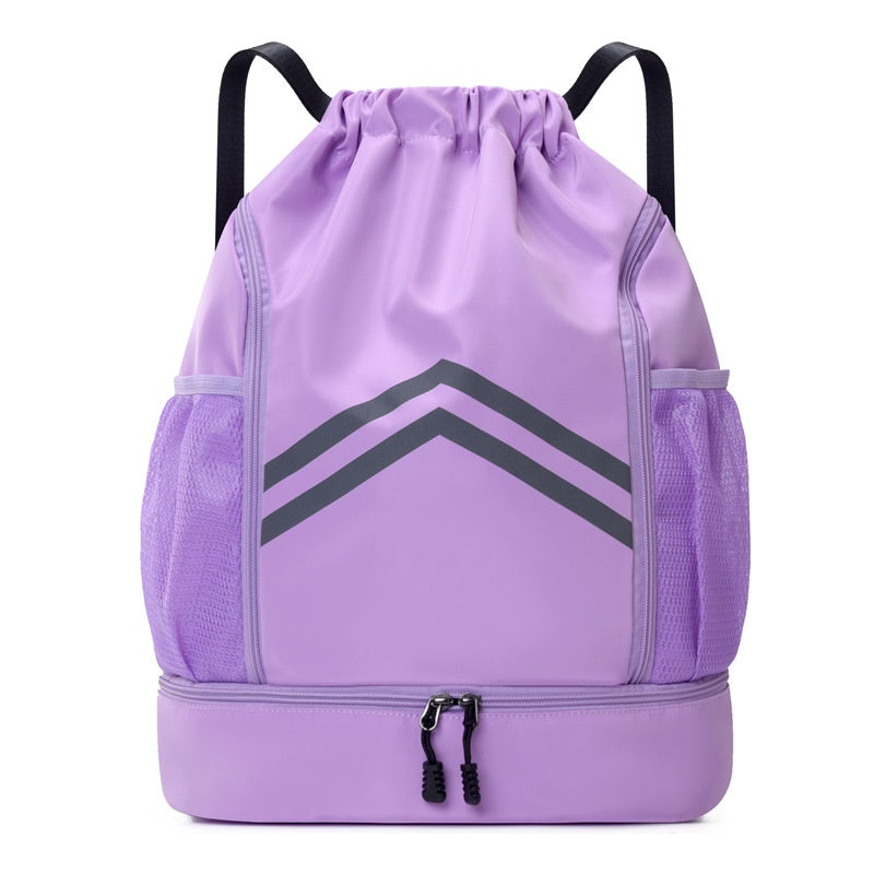 Sportrucksack mit Kordelzug und Reflektoren – Bild 6 | LuxeStyle