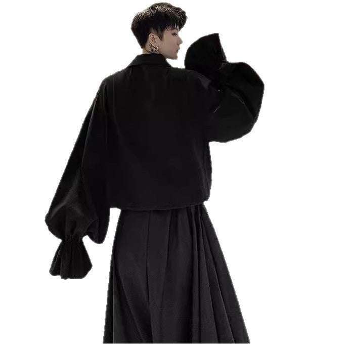 Retro-Rüschrand-Shirt für Herren – Bild 6 | LuxeStyle