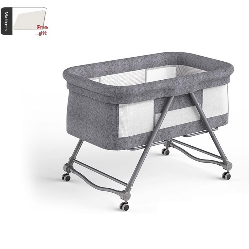 Faltbares Babybett mit Höhenverstellung