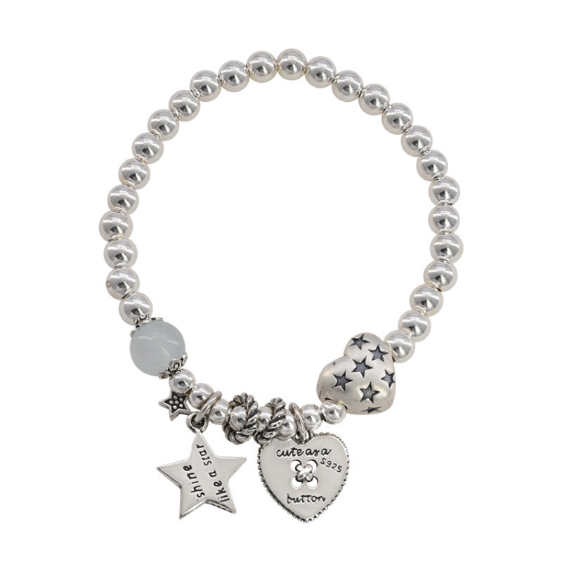 Herz- und Stern-Armband im koreanischen Stil – Bild 3 | LuxeStyle