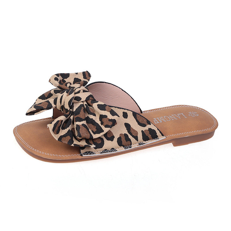 Bowknot Badesandalen mit Schleife, flach, weicher Boden – Bild 8 | LuxeStyle
