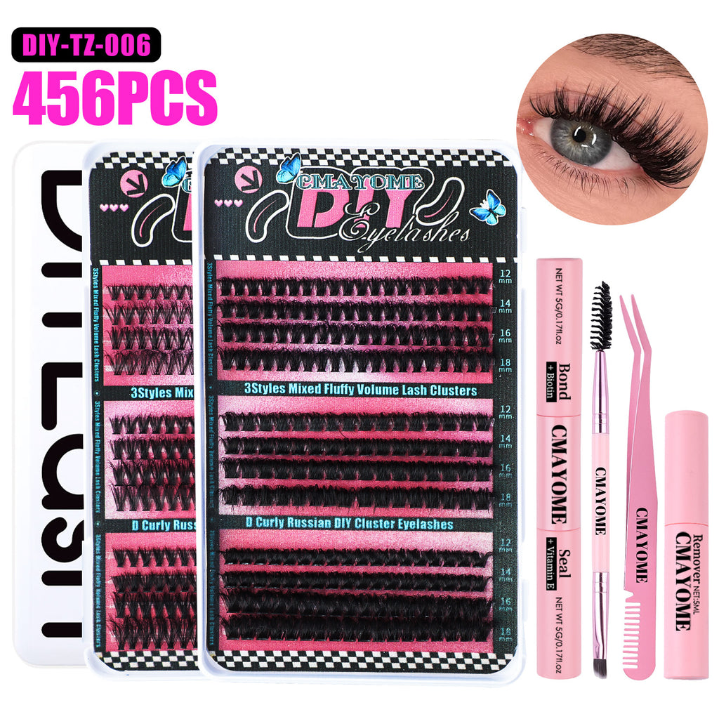 DIY 456 Clusters – Große Wimpern-Vielfalt