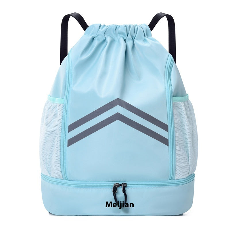 Sportrucksack mit Kordelzug und Reflektoren – Bild 12 | LuxeStyle