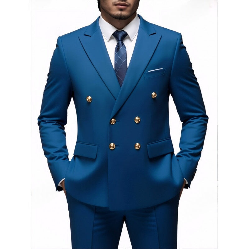 Doppelreihiger Casual Blazer für Herren – Ansicht 5