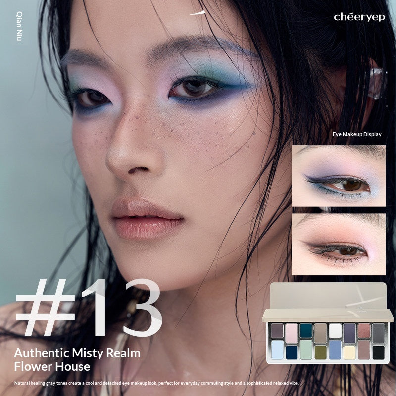 16-Farben Lidschatten-Palette Matt & Schimmer – Ansicht 5