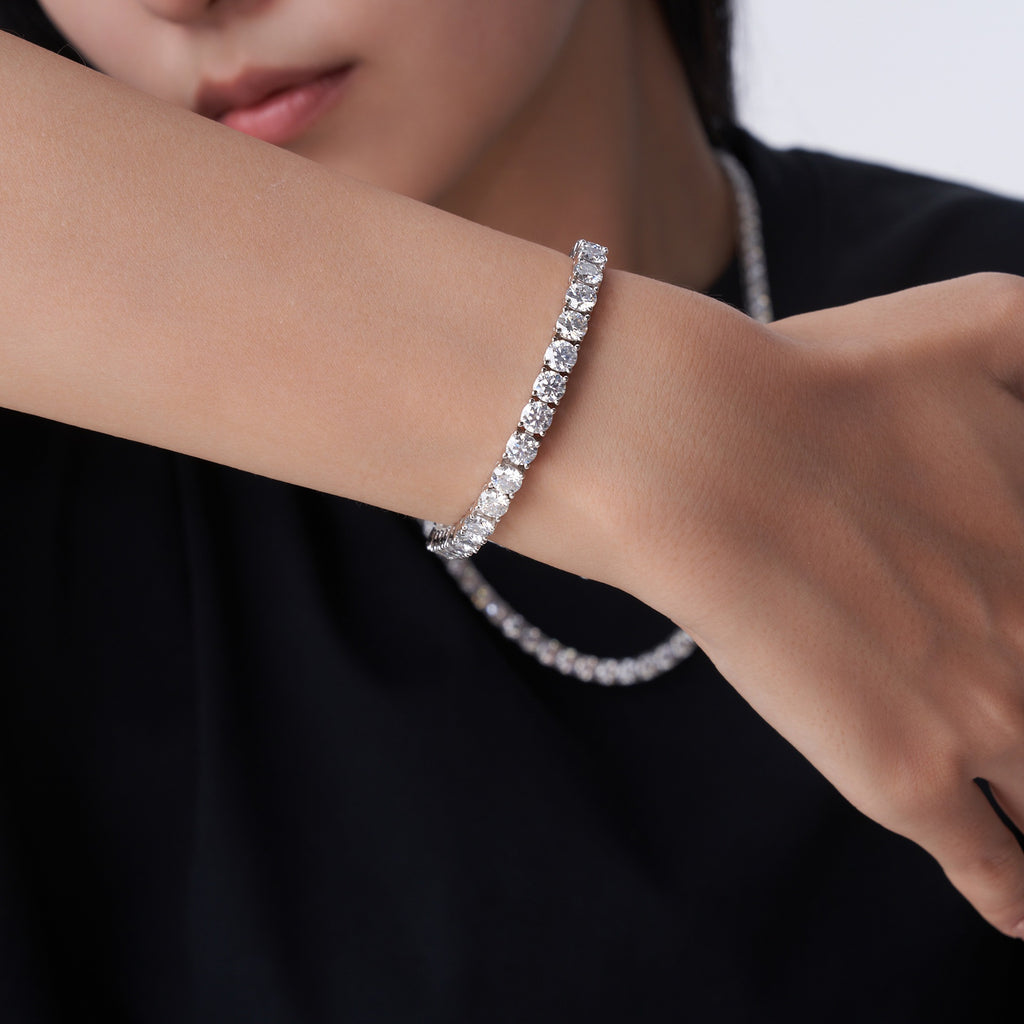 Mozanit Tennisarmband