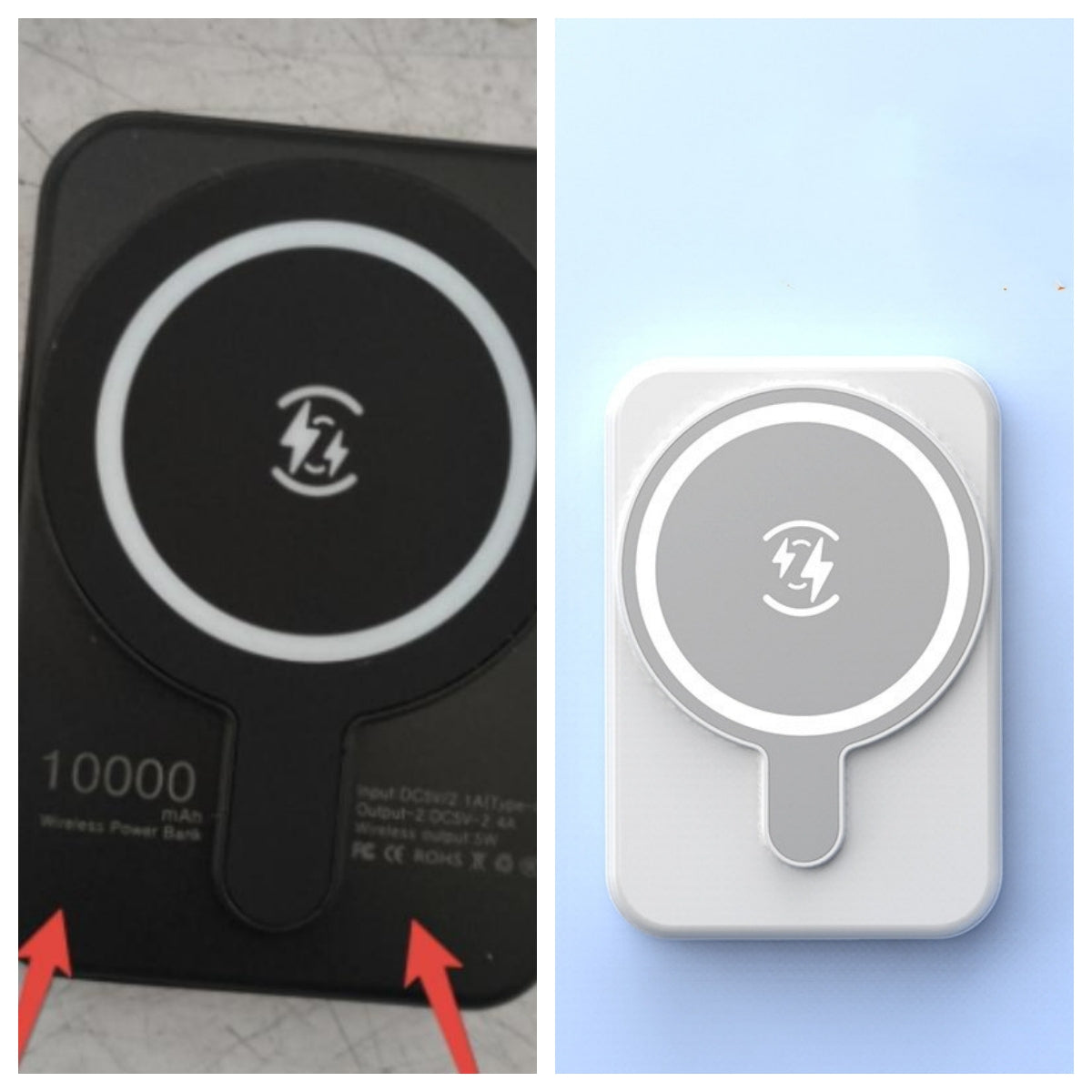 Mini Magnetisches Powerbank für schnelles Laden