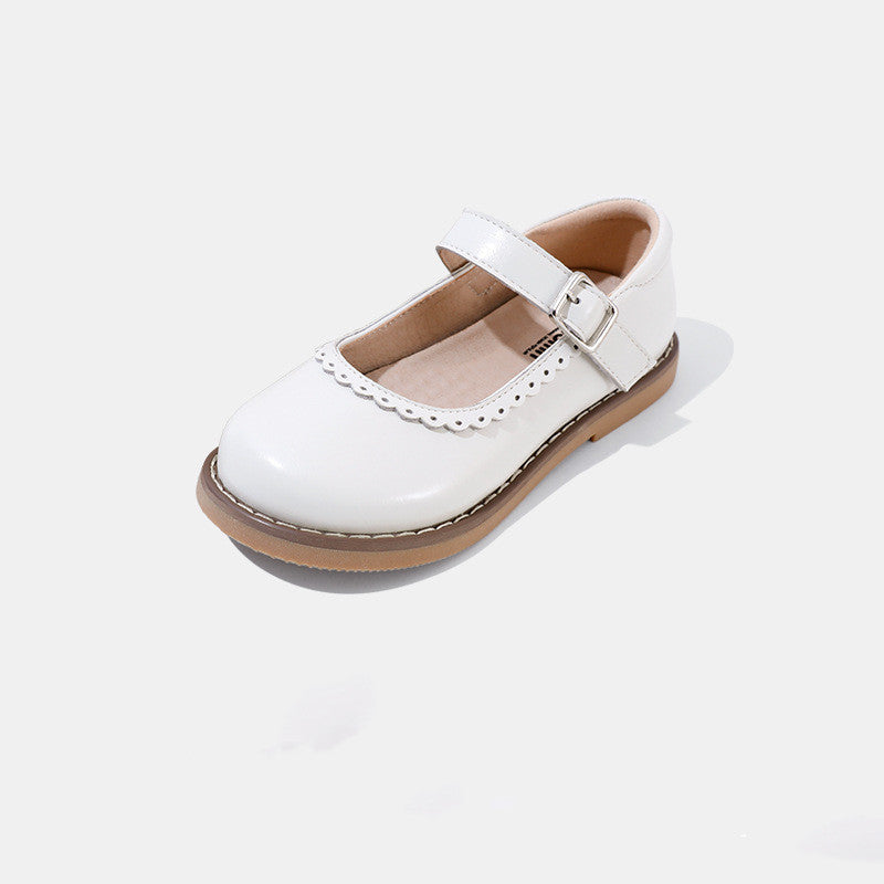 Leder-Halbschuhe für Mädchen – Bild 6 | LuxeStyle