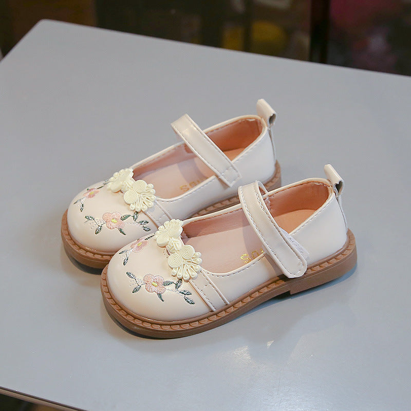 Püppchen-Schuhe aus Leder