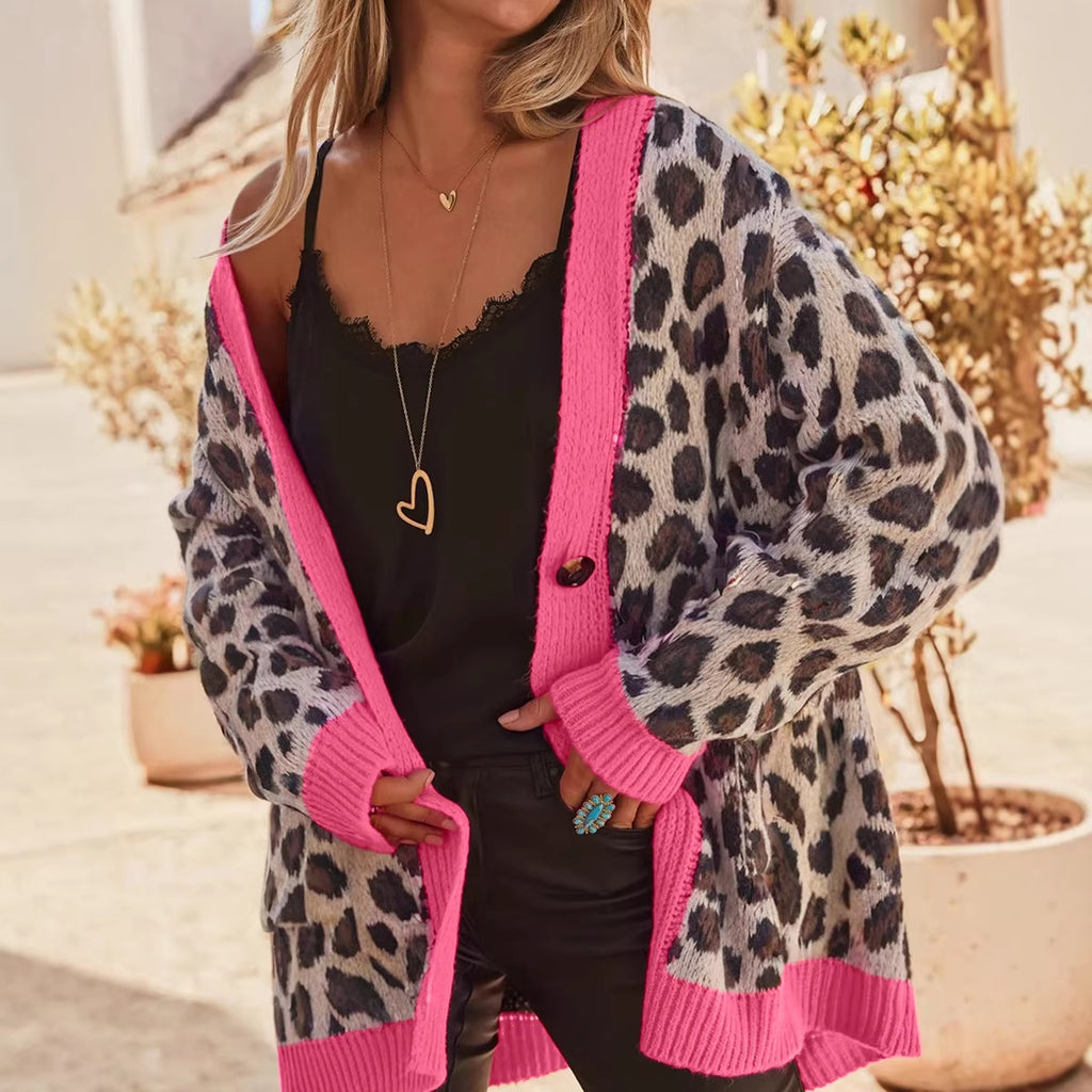 Cardigan mit Leopardenmuster – Bild 3 | LuxeStyle