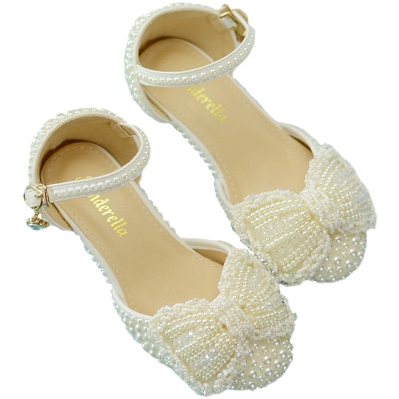 Prinzessinnen-Schuhe mit Perlen-Schleife – Bild 3 | LuxeStyle