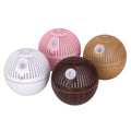 Aroma Diffuser mit Holzmaserung und 7 Farben