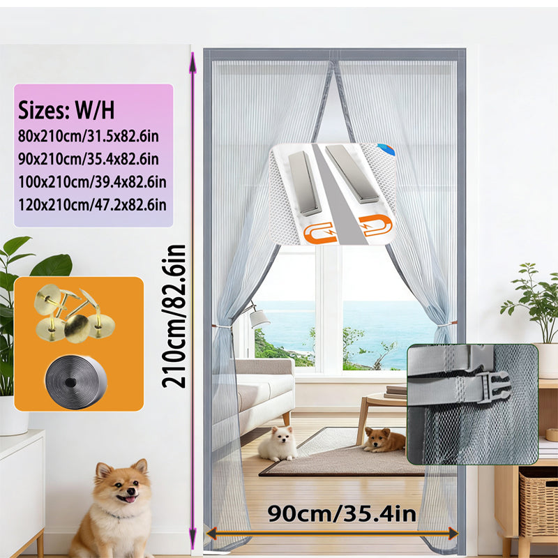 Magnetischer Türvorhang – Mücken- & Insektenschutz