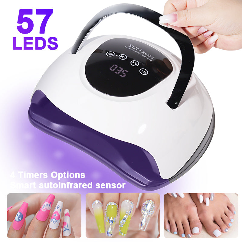 UV/LED Nagellampe mit Sensor und 4 Timern
