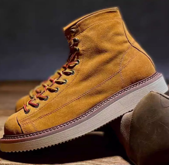 Chunky High-top Biker Boots