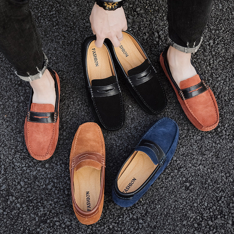 Farbblock-Loafer