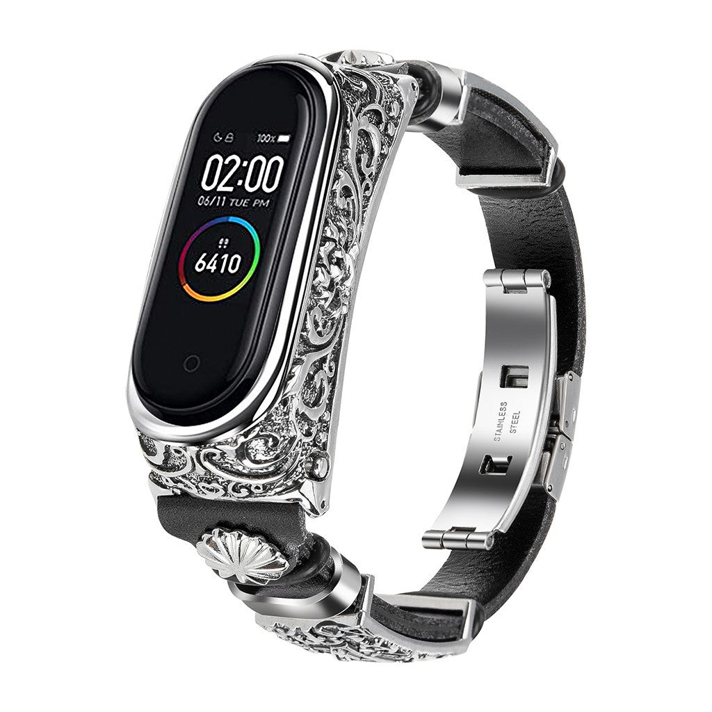 Vintage-Lederarmband für Xiaomi-Armbänder – Bild 2 | LuxeStyle