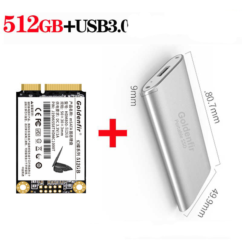 Mini mSATA SSD 512 GB für Computer